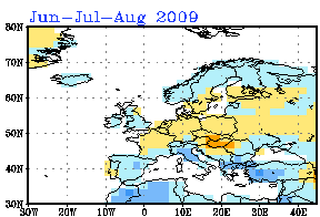 NCEP/CFS Sommerprognose 2009