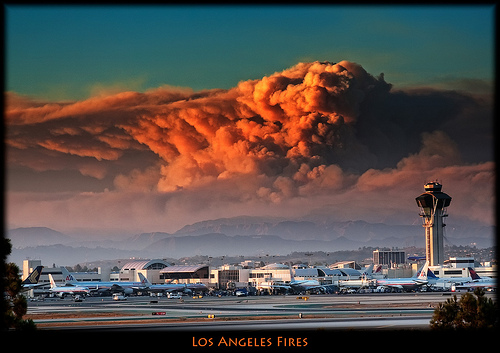 Waldbrand in Kalifornien, August 2009
