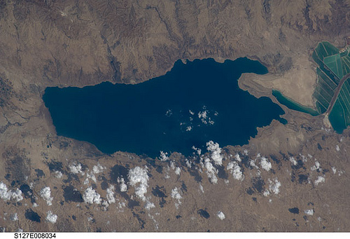 Totes Meer, aufgenommen von der ISS