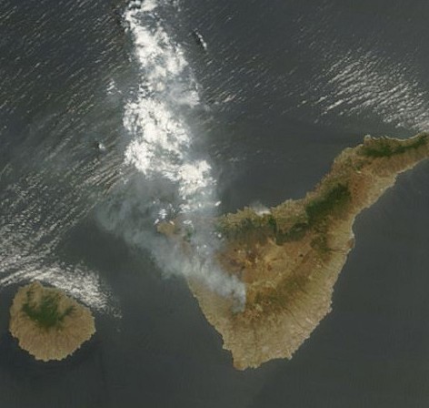 Waldbrand auf Teneriffa, 16.07.2012