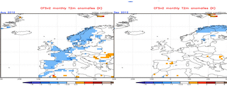 CFS Prognose für den Spätsommer 2012