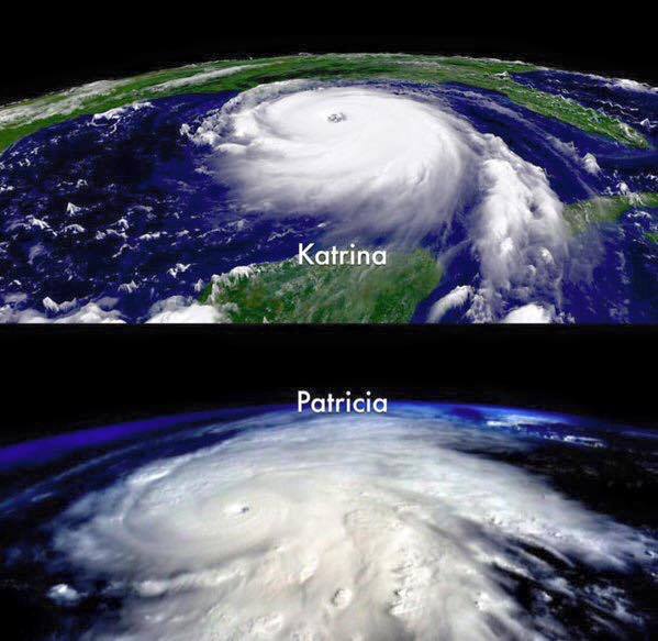 Hurrikane Katrina und Patricia
