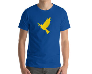 Unisex-T-Shirt "Friedenstaube Ukraine"
